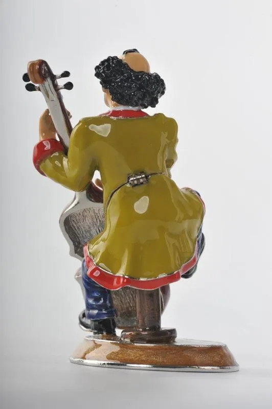 Funky Clown Playing the Cello