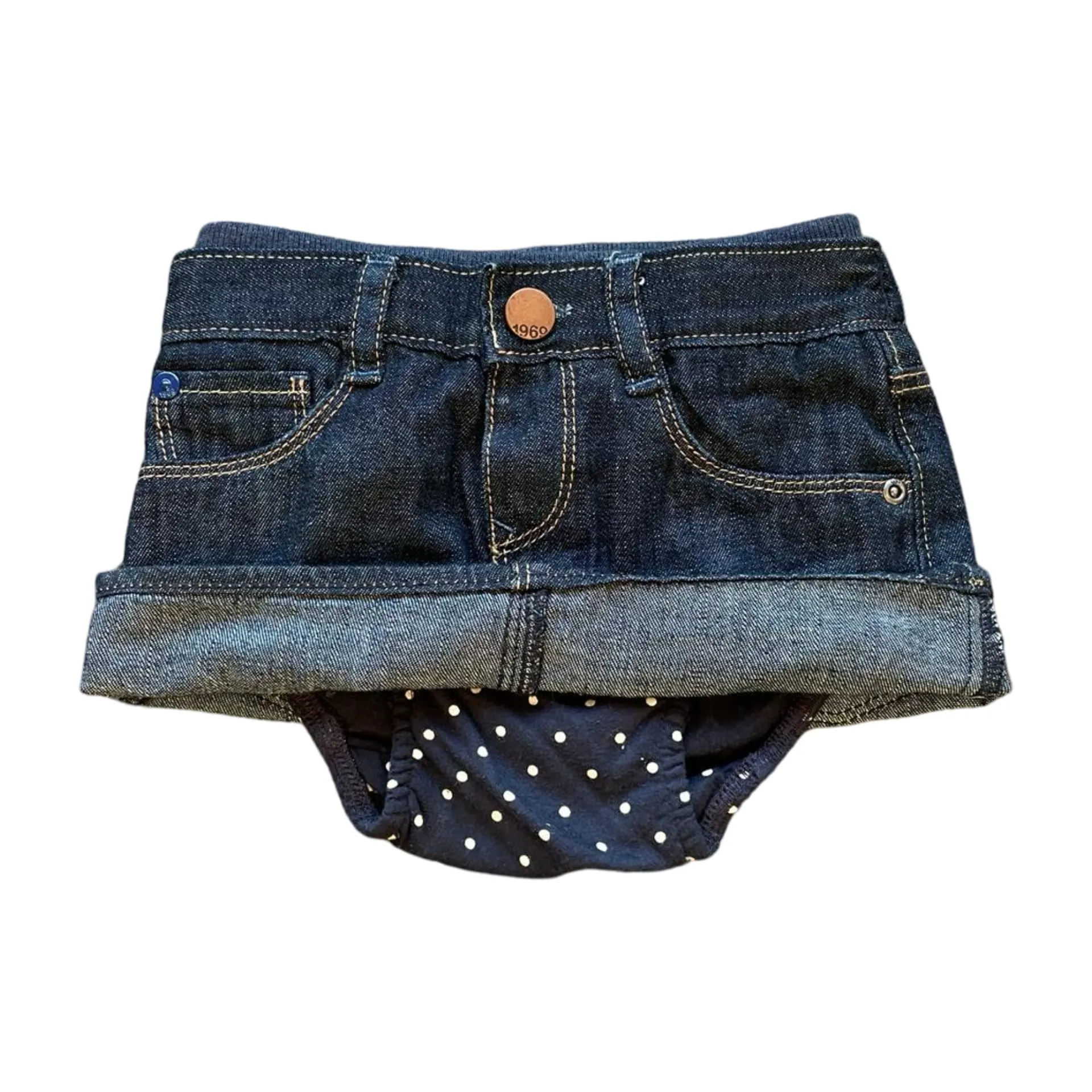 Gap Denim Skirt with Diaper Cover