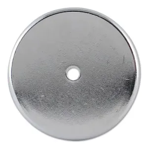 General Tools Shallow Pot Ceramic Magnets, 20 lb, 2 in Dia., 376B