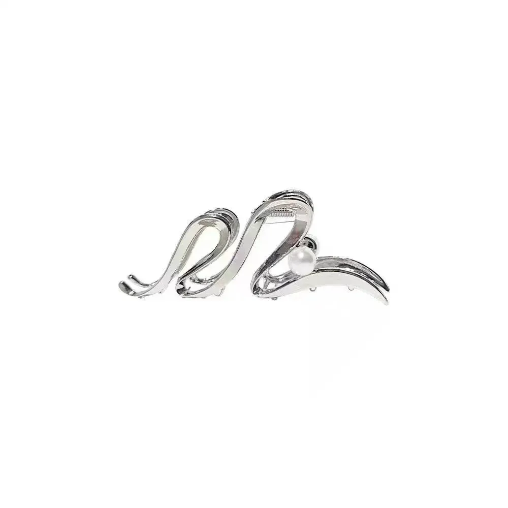 Geometric Gold & Silver Hair Claw