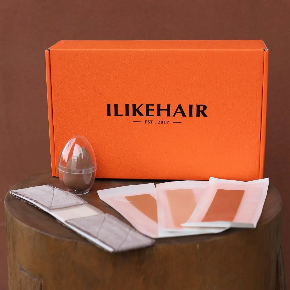 Ginger Highlights Layered Pixie Cuts 5x5  Lace Closure Wig