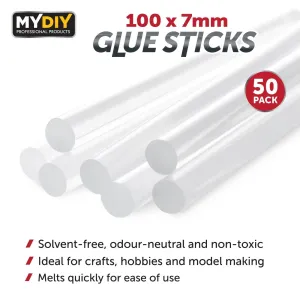 Glue Sticks 7mm x 100mm  - 50 Pack