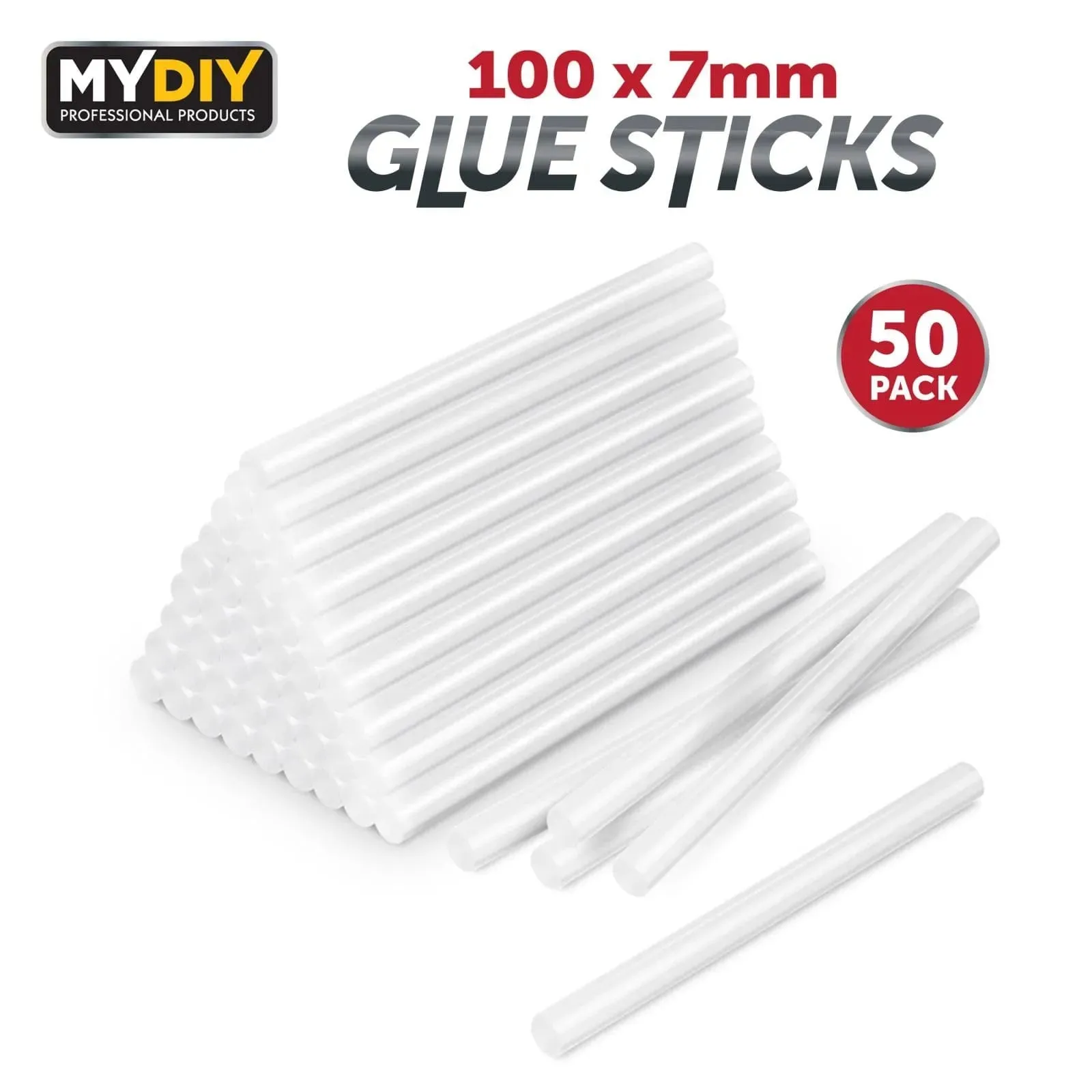 Glue Sticks 7mm x 100mm  - 50 Pack