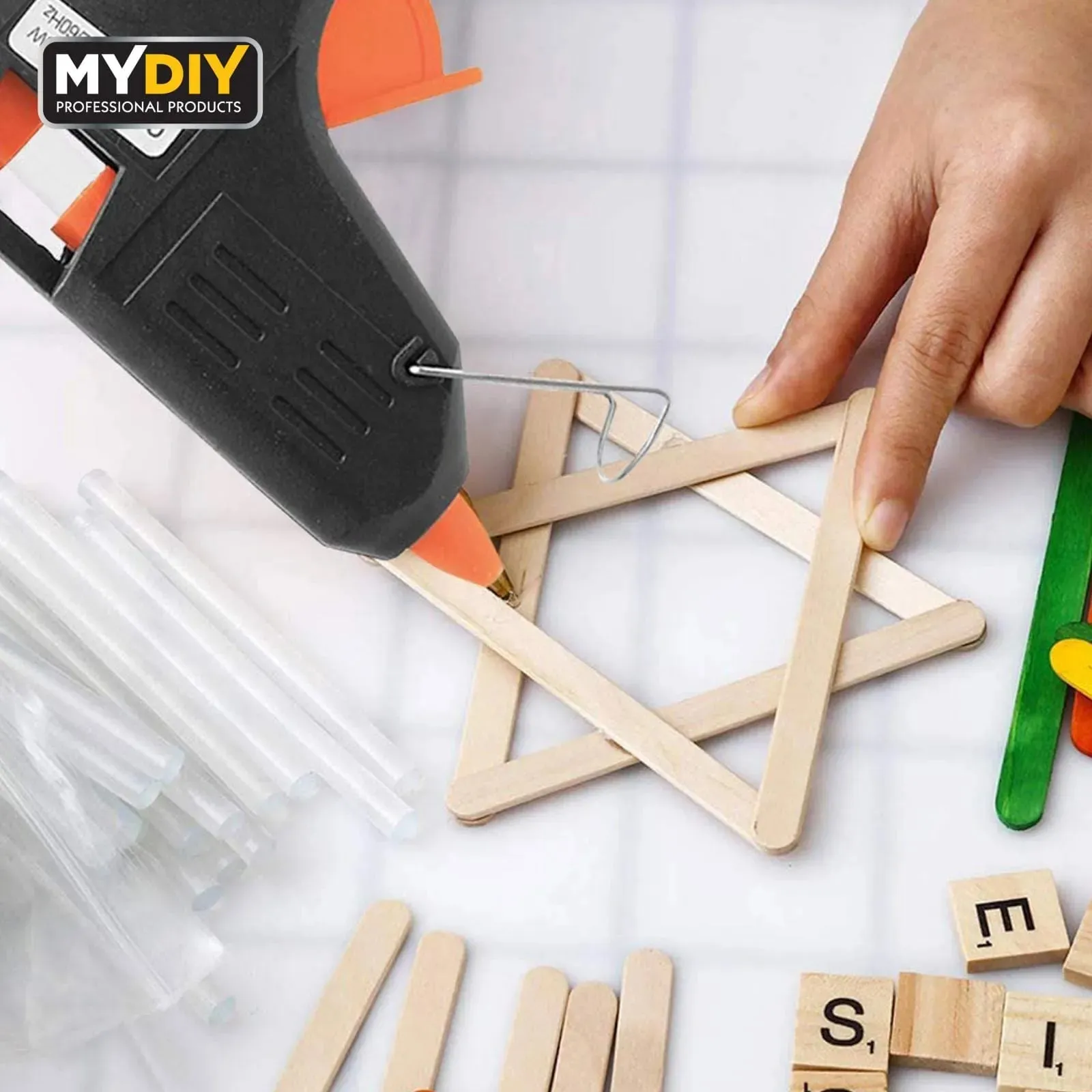 Glue Sticks 7mm x 100mm  - 50 Pack