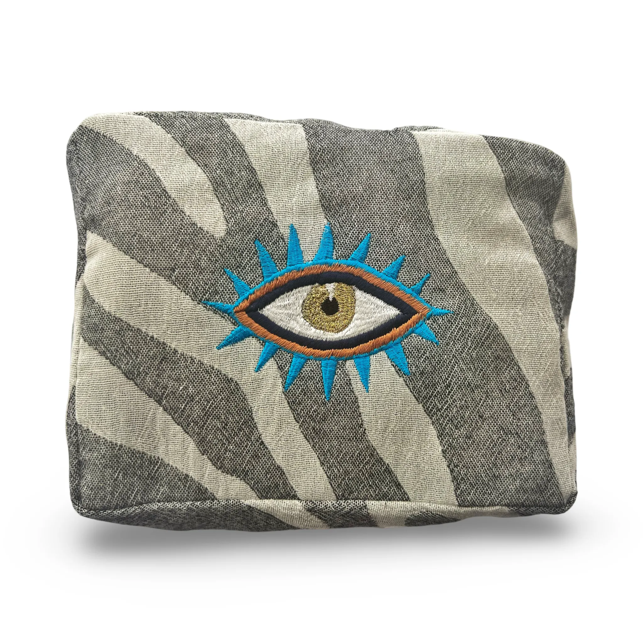 Gray Ohana Cosmetic Pouch