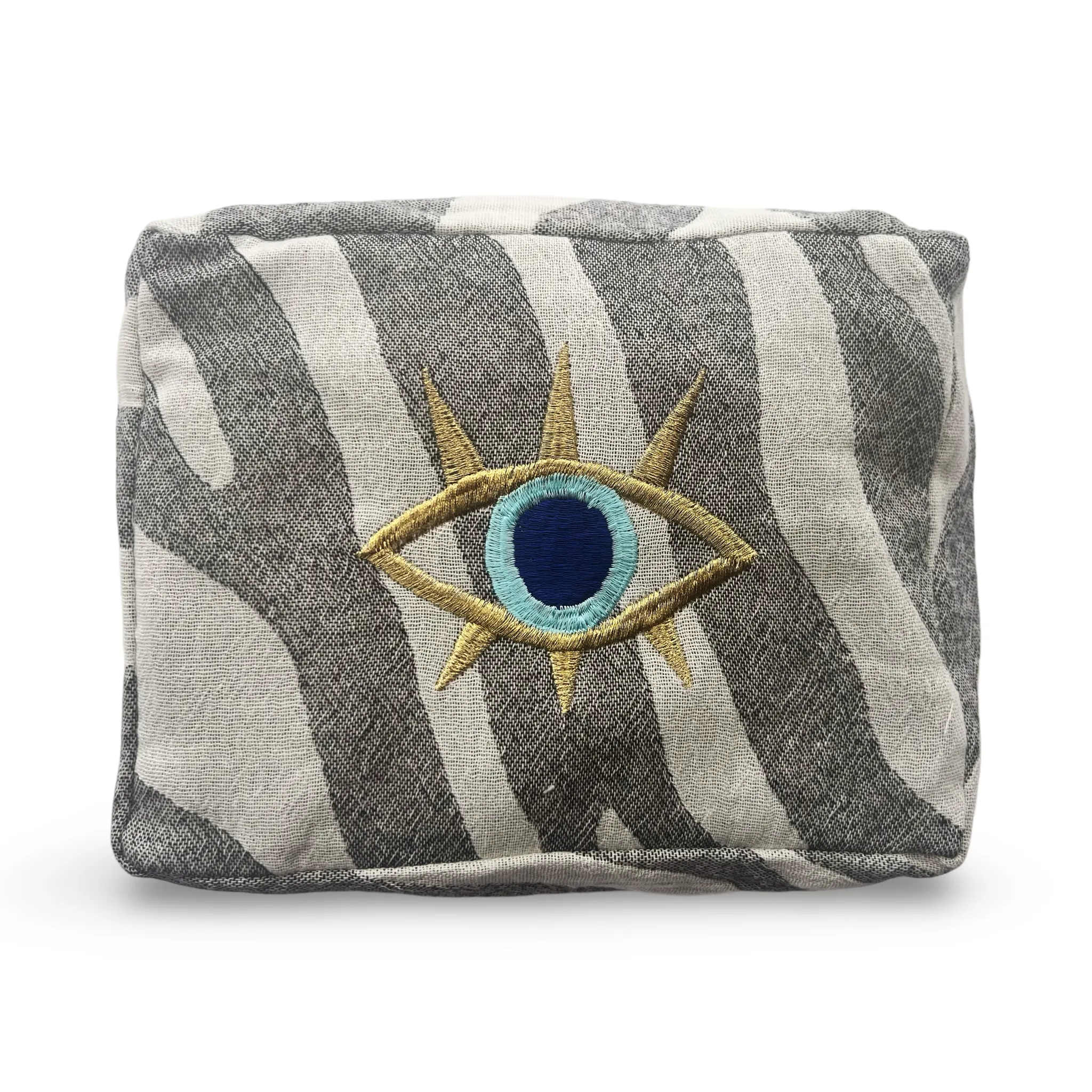 Gray Ohana Cosmetic Pouch