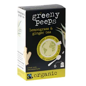 Greenypeeps | Lemongrass & Ginger Tea | 20 Bags