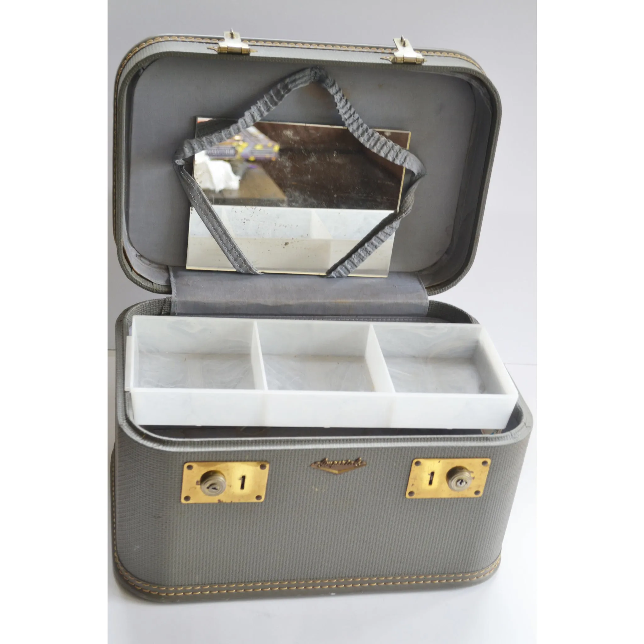 Grey Train Case By Imperial