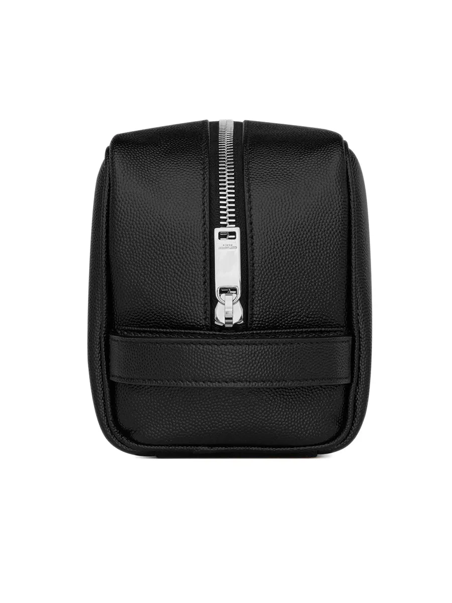 Grooming Case in Grain de Poudre Embossed Leather