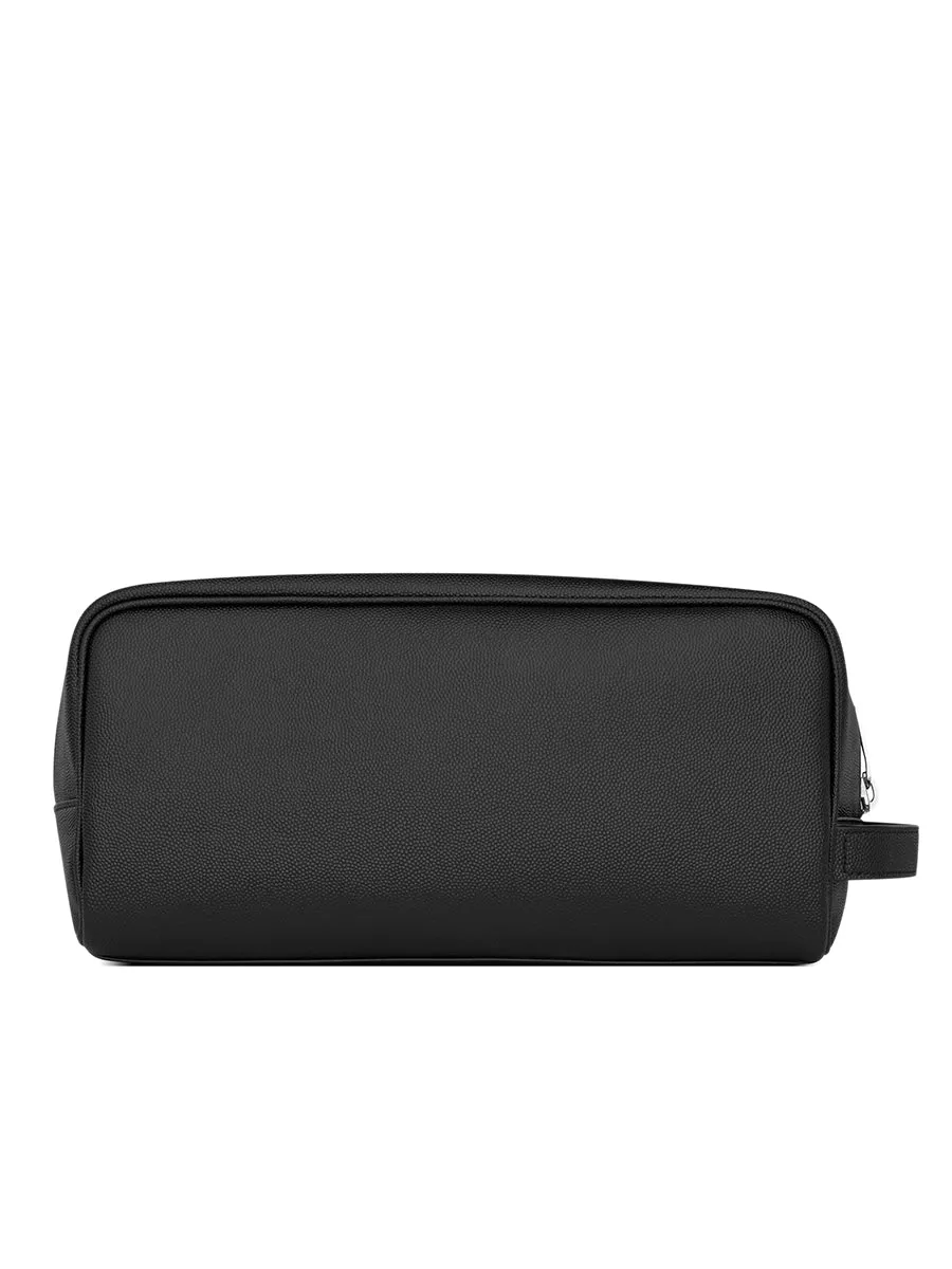 Grooming Case in Grain de Poudre Embossed Leather