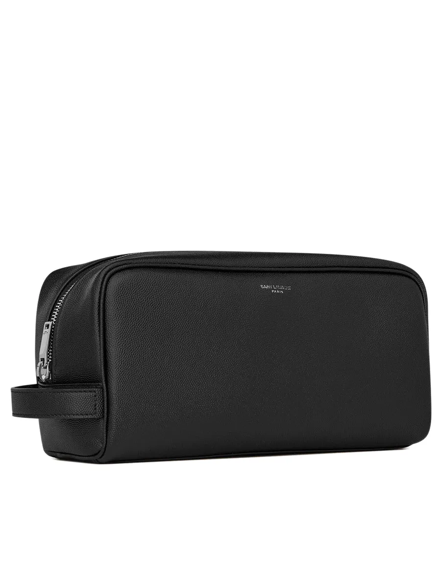 Grooming Case in Grain de Poudre Embossed Leather