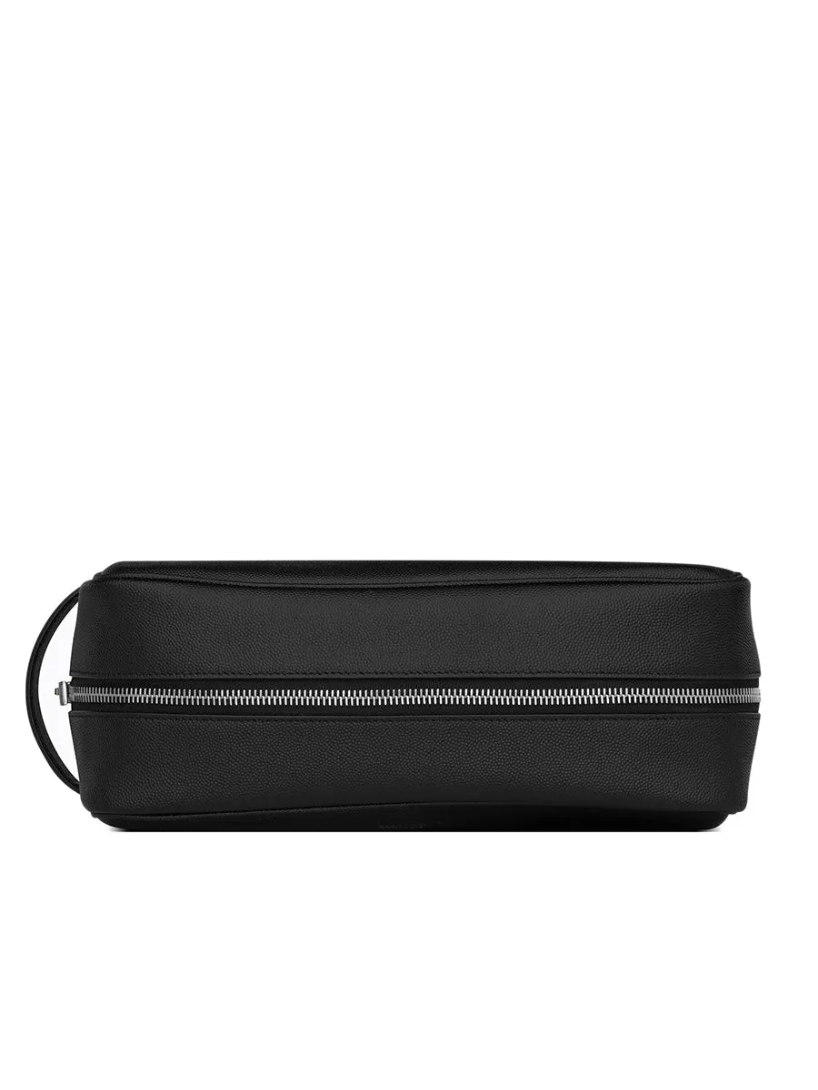Grooming Case in Grain de Poudre Embossed Leather