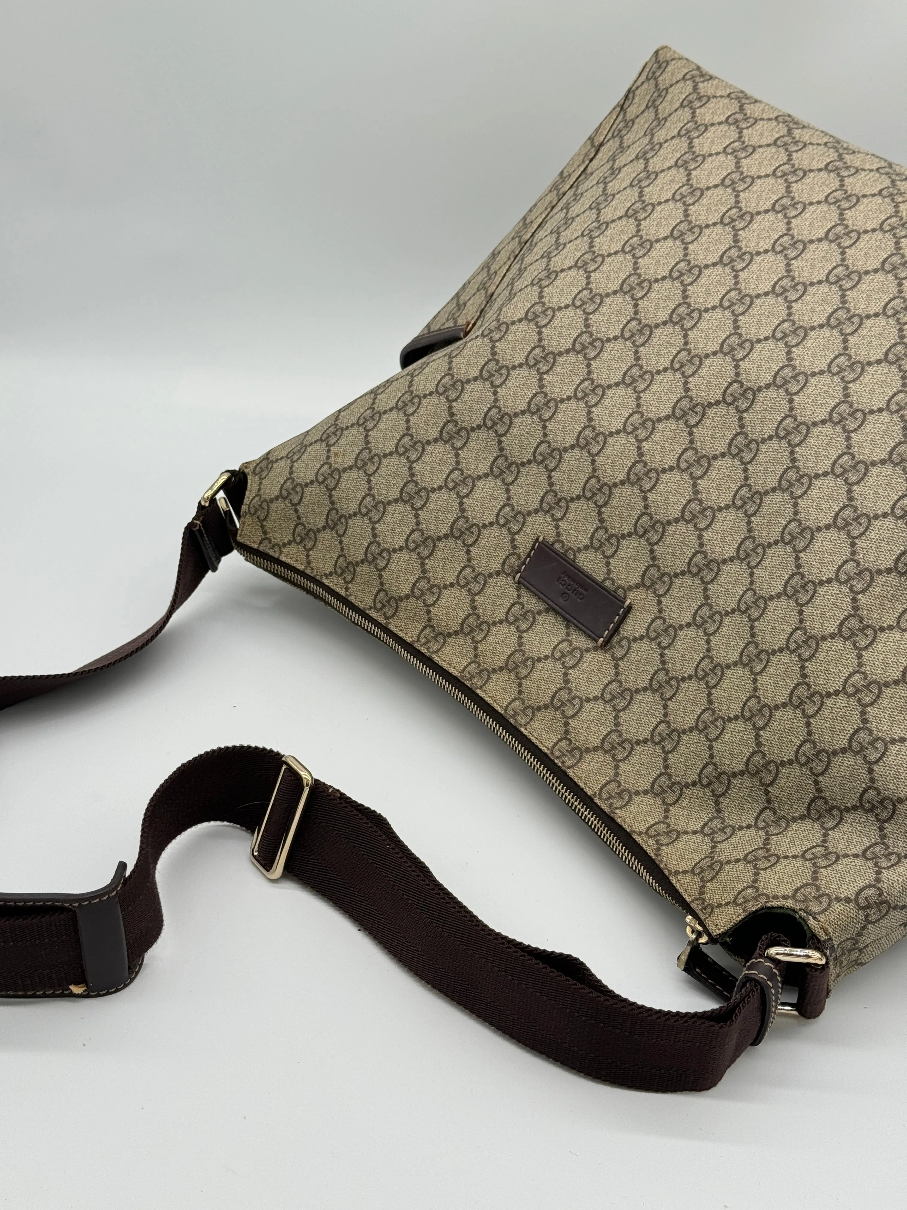 Gucci Canvas Diaper Bag
