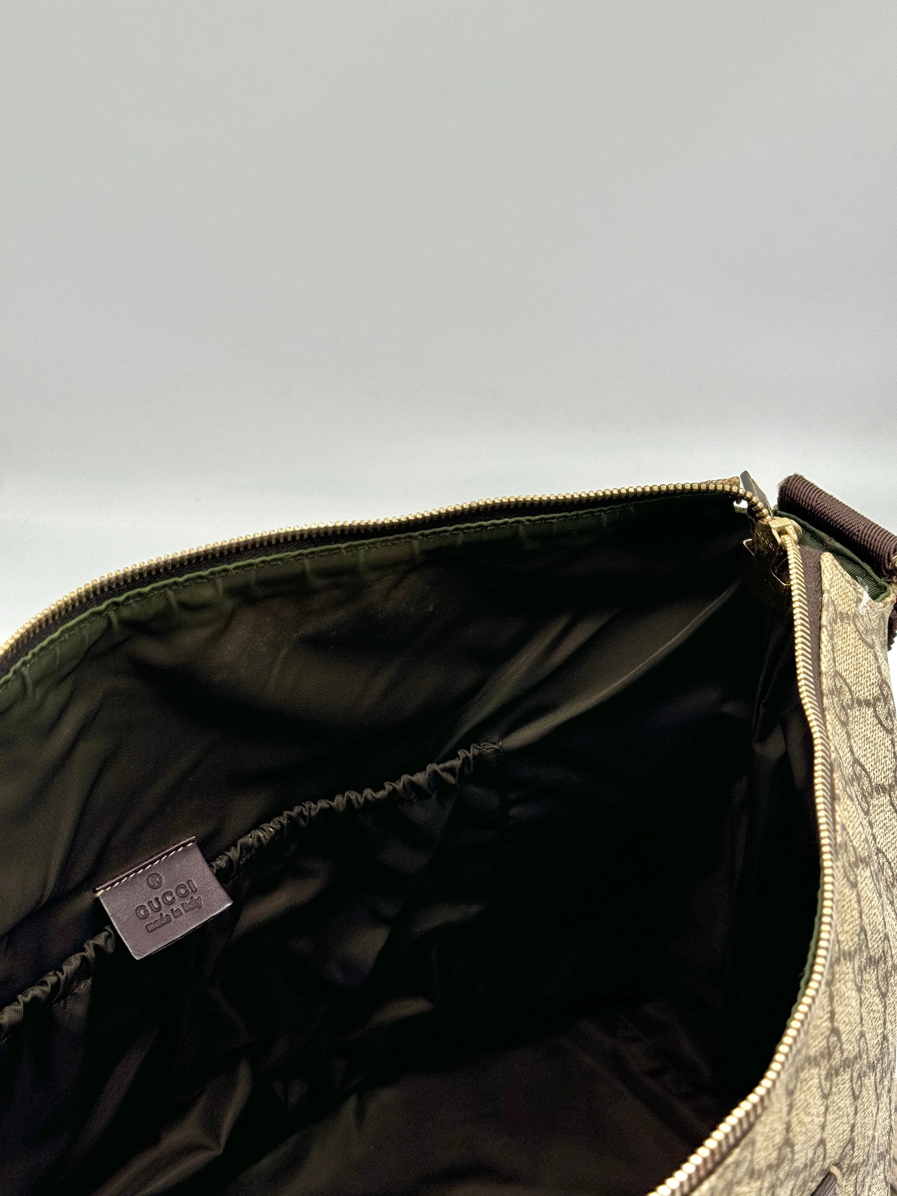 Gucci Canvas Diaper Bag