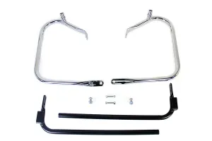 HARLEY Chrome Rear Engine Bar Set fits 1997-2008 FLHT,   1997-2008 FLTR,   1997-2008 FLHR,