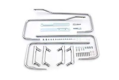 HARLEY Chrome Saddlebag Guard Kit fits 1978-1984 FL,