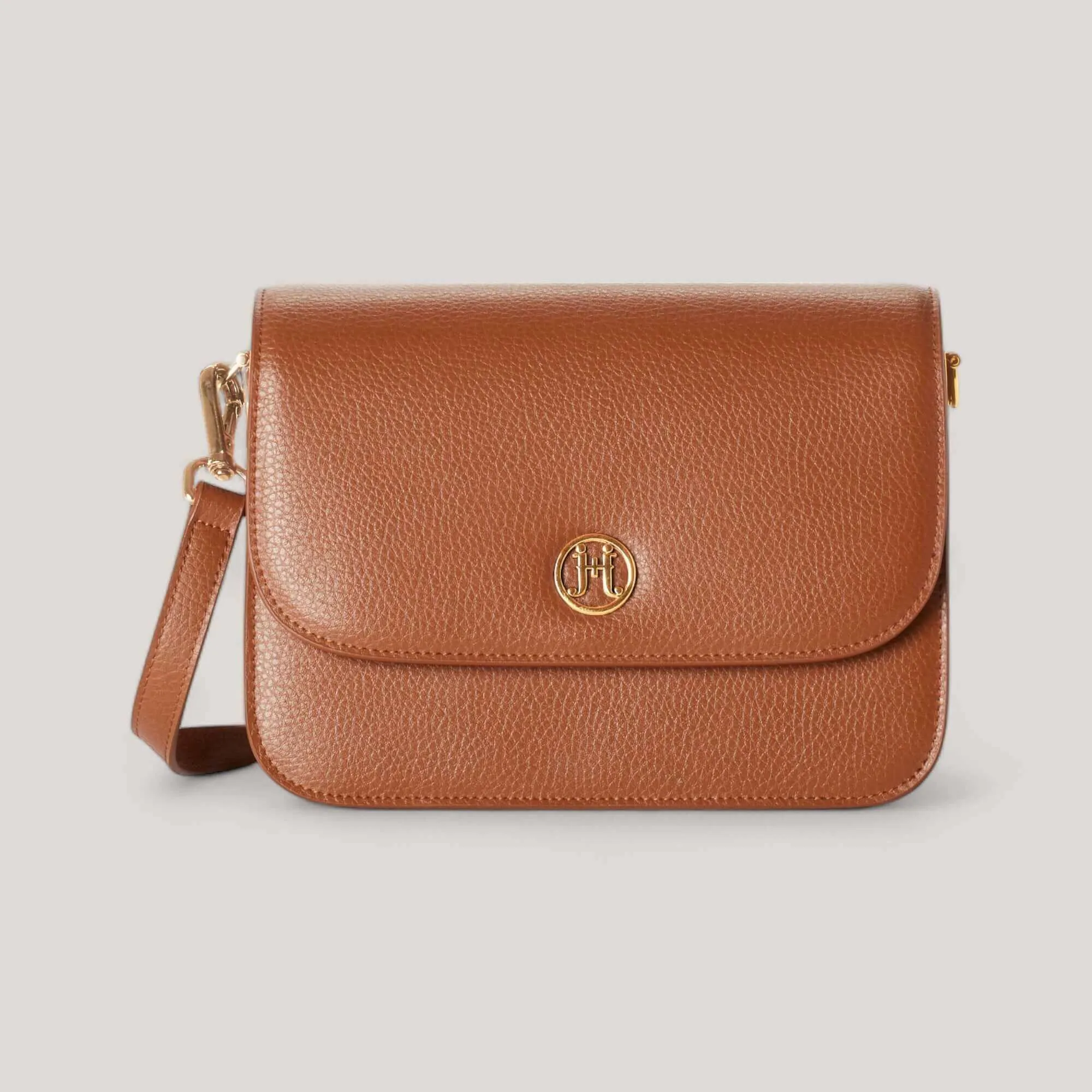 HARMONY | Cognac - Crossbody Bag - Made with MIRUM®