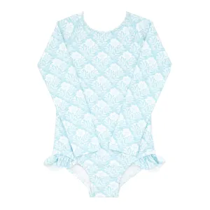 Hawaiian Quilt Rashguard One Piece Suit