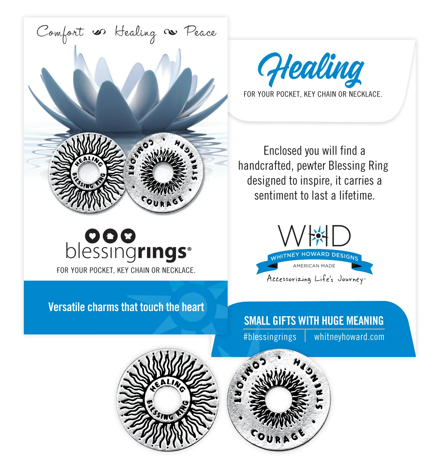 Healing Blessing Ring Charm