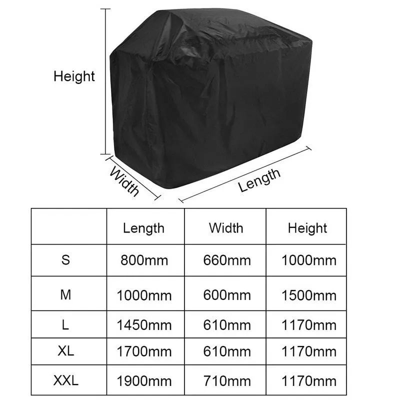 Heavy Duty Waterproof BBQ Grill Cover