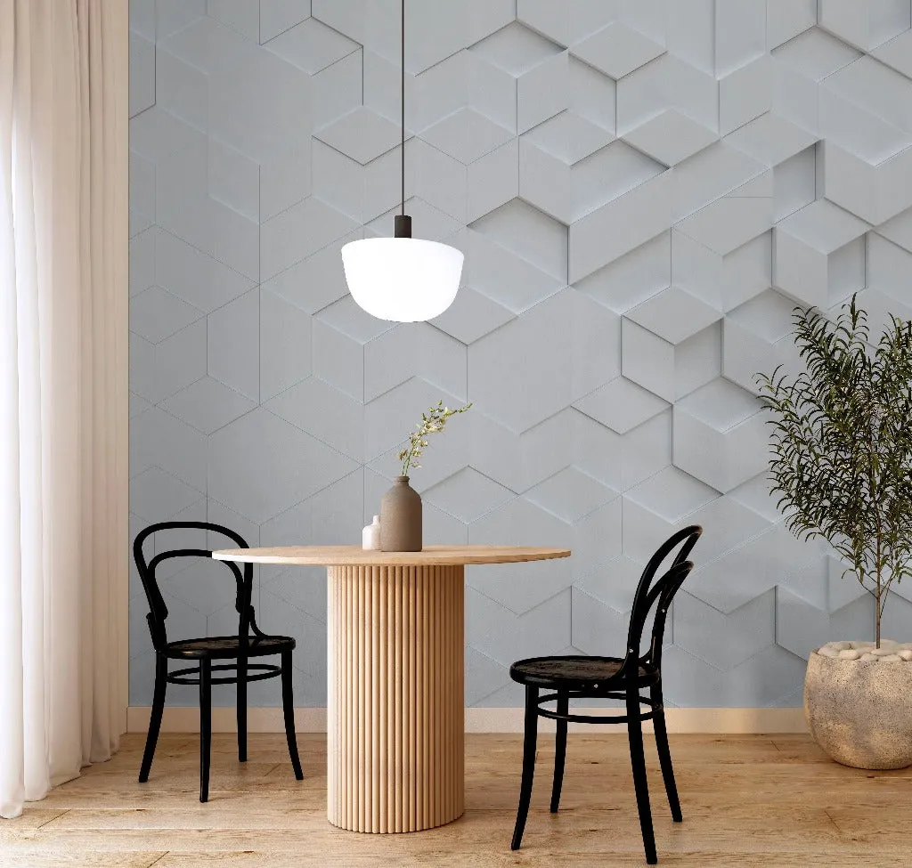 Hexagon Equation Wallpaper Mural