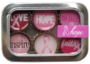 Hope Breast Cancer Awareness Magnets