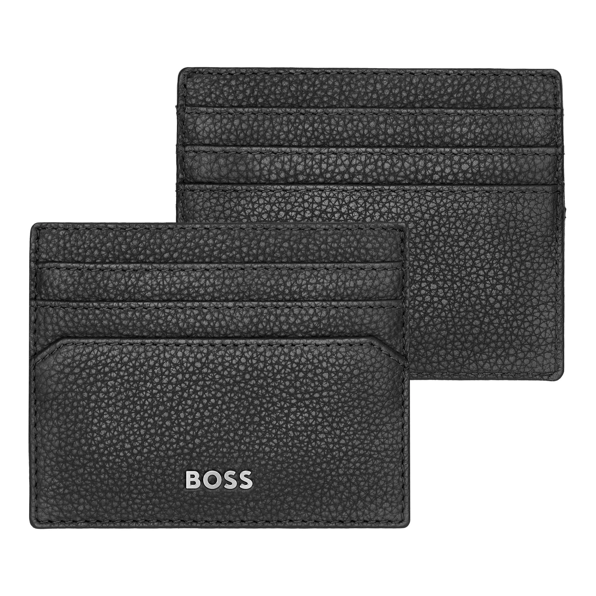 HUGO BOSS HPCKR416A - Set HUGO BOSS Black (rollerball pen, key ring & card holder)