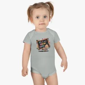 Im New Here Baby Onesie for Happy Tots