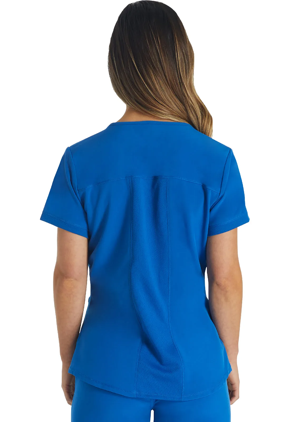 Inspira Flex IP849A Henley Top Royal