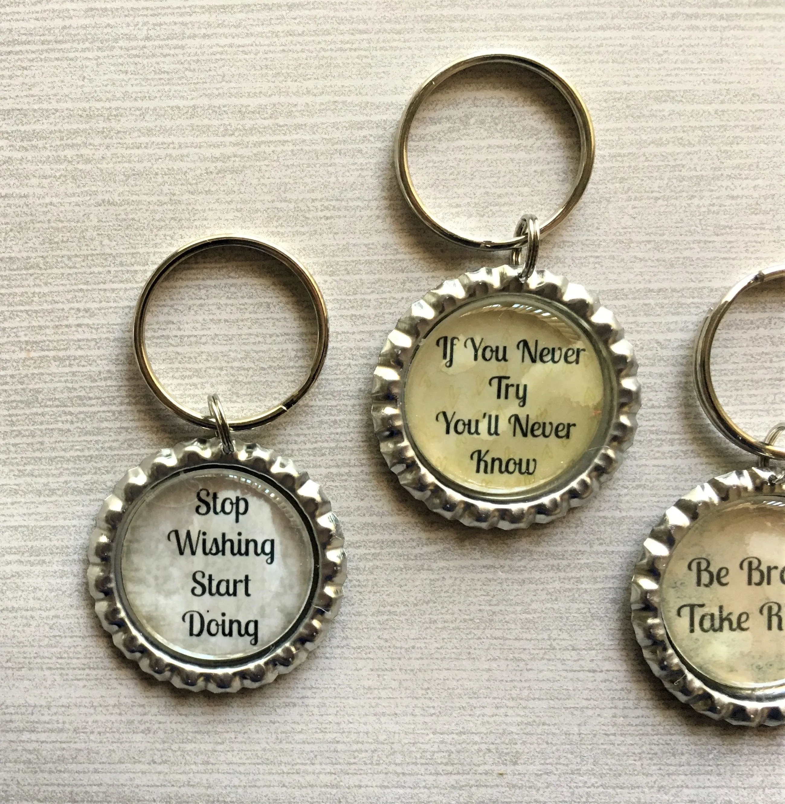 Inspirational Quotes Keychains