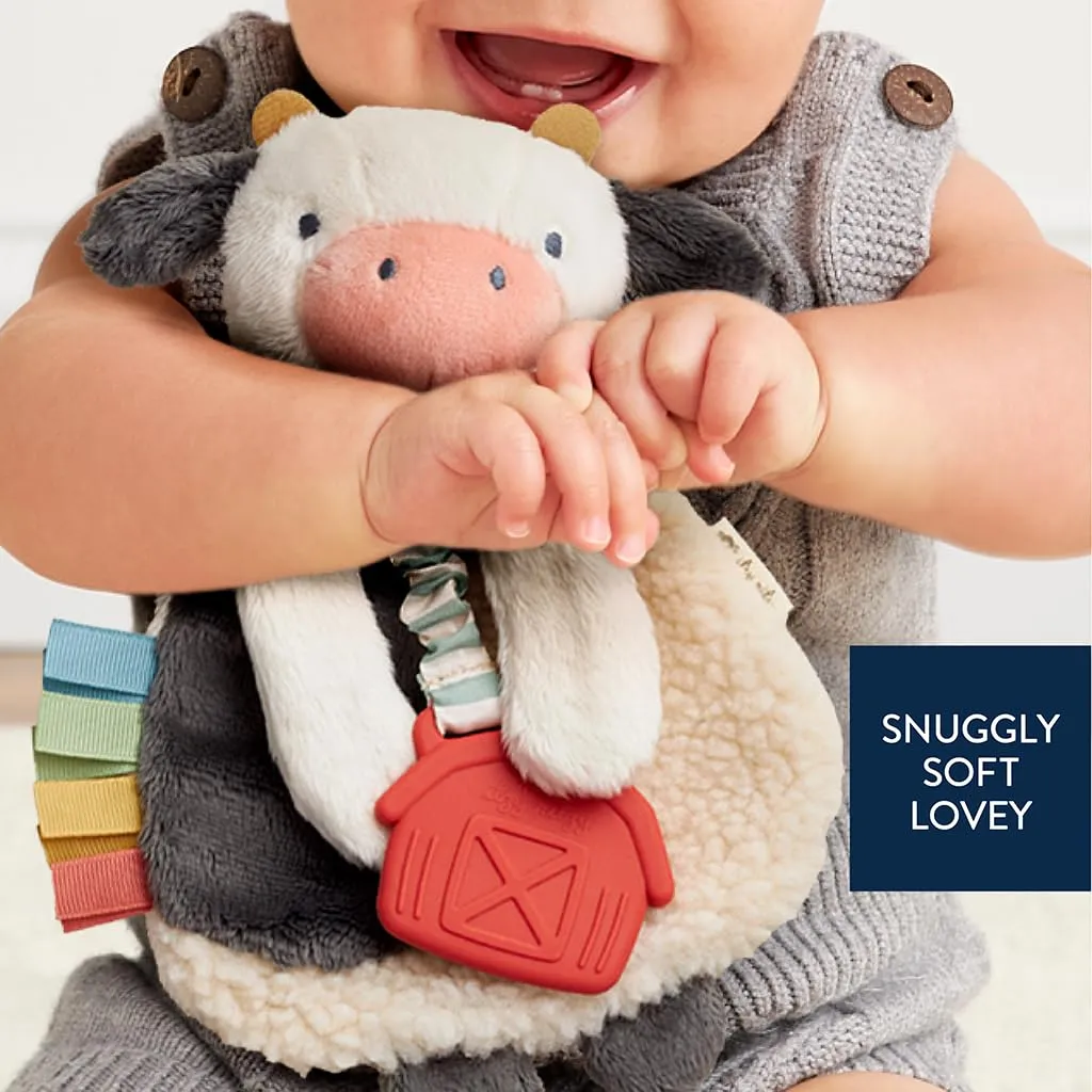 Itzy Ritzy Cow Baby Plush Toy – Soft Lovey for Snuggles & Comfort