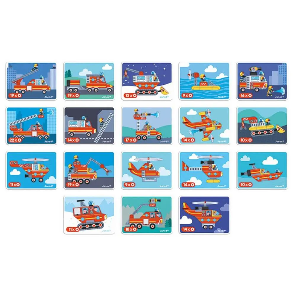 Janod Firefighter Magnetibook