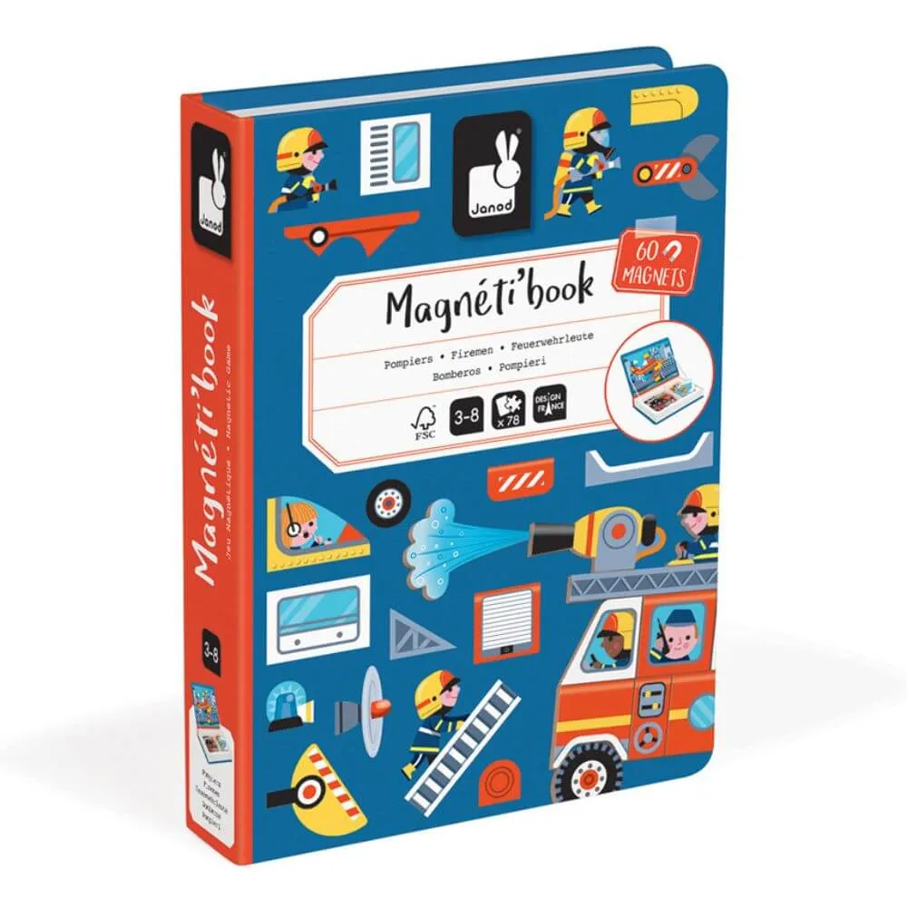 Janod Firefighter Magnetibook