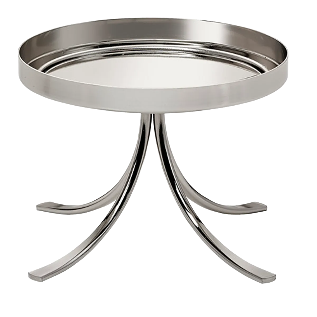 Jar Pedestal Candle Holder- Nickel Plate