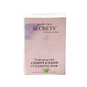 Jennifer Lopez Secrets transparent complexion cleansing bar soap