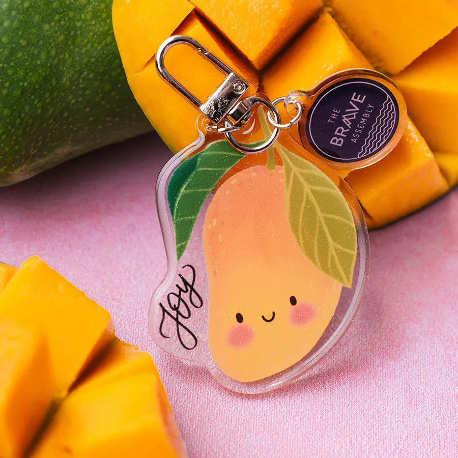 Joy {Mango} v2 | Acrylic Keychain