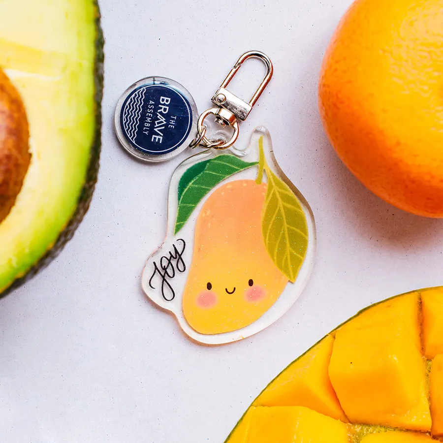 Joy {Mango} v2 | Acrylic Keychain