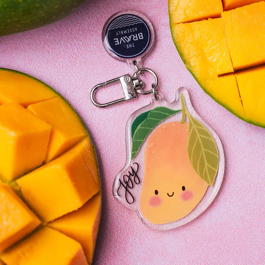 Joy {Mango} v2 | Acrylic Keychain