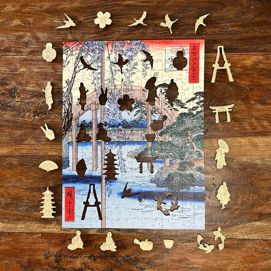 Kameido Tenjin 271pc Wooden Puzzle
