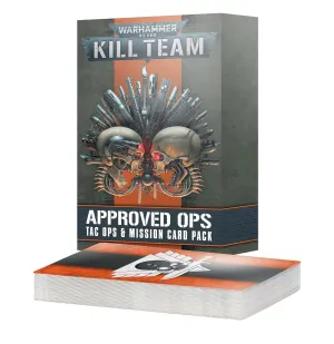Kill Team: Approved Ops – Tac Ops & Mission Card Pack