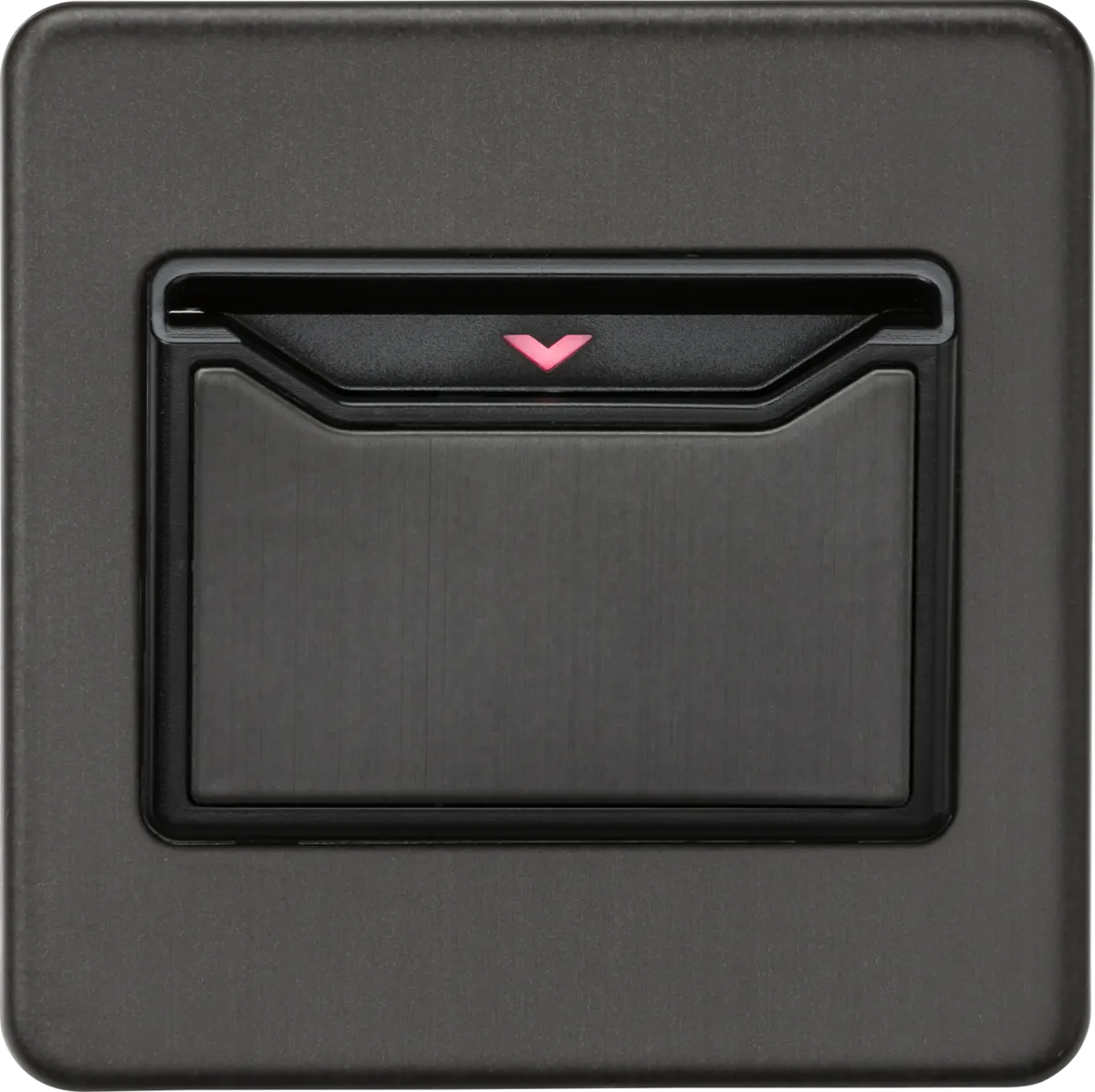 Knightsbridge SFCARDSB Screwless 32A 1G Key Card Switch - Smoked Bronze