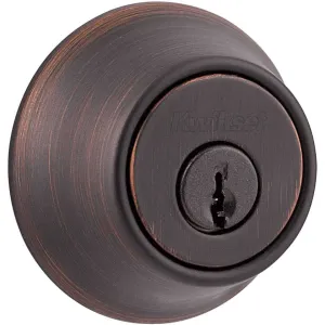 KWIKSET SINGLE CYLINDER DEADBOLT VENETIAN BRONZE