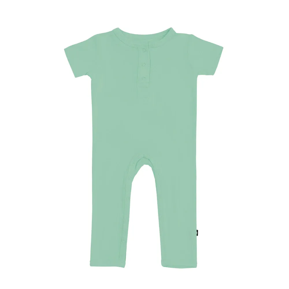 Kyte Baby Short Sleeve Romper (Wasabi) - FINAL SALE