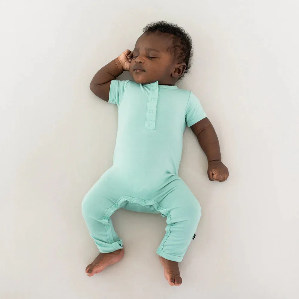 Kyte Baby Short Sleeve Romper (Wasabi) - FINAL SALE