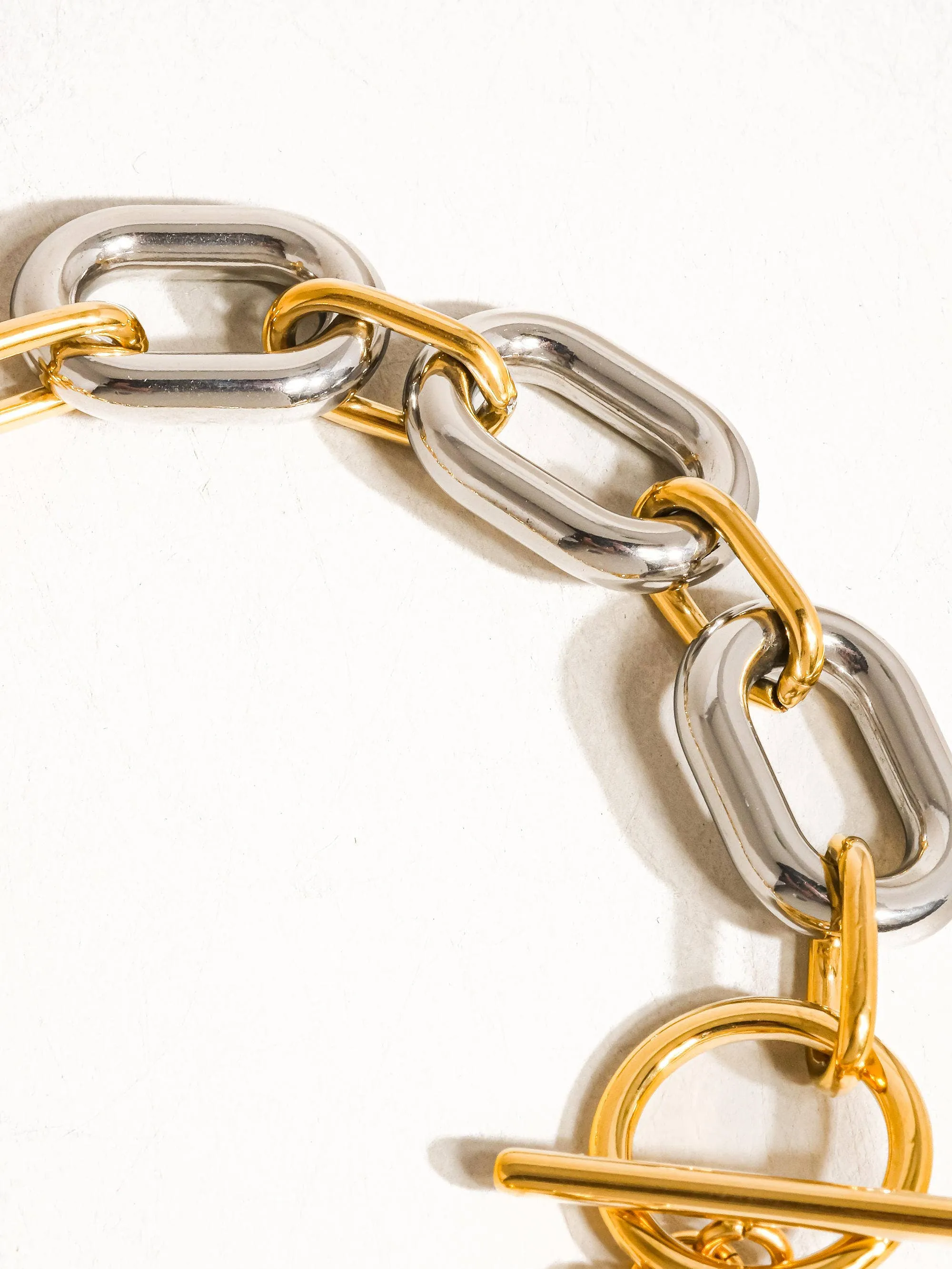 Lanni Mixed Metal Bracelet | Waterproof Jewelry