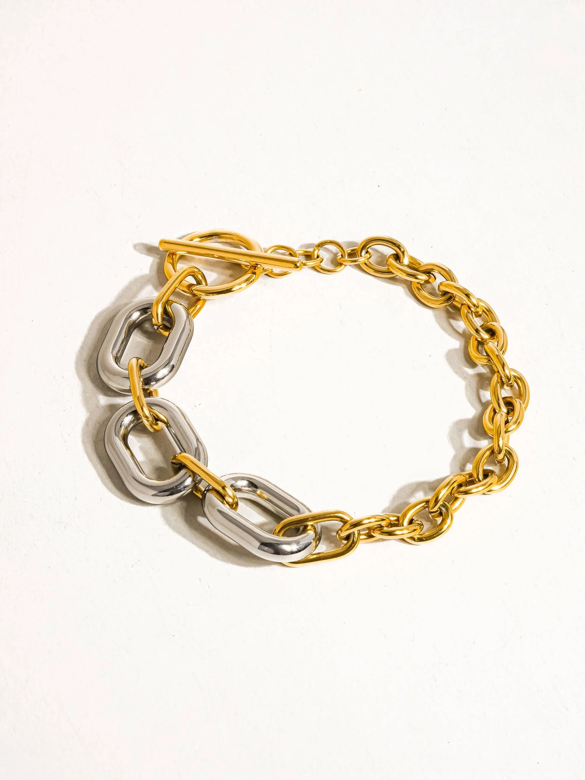 Lanni Mixed Metal Bracelet | Waterproof Jewelry