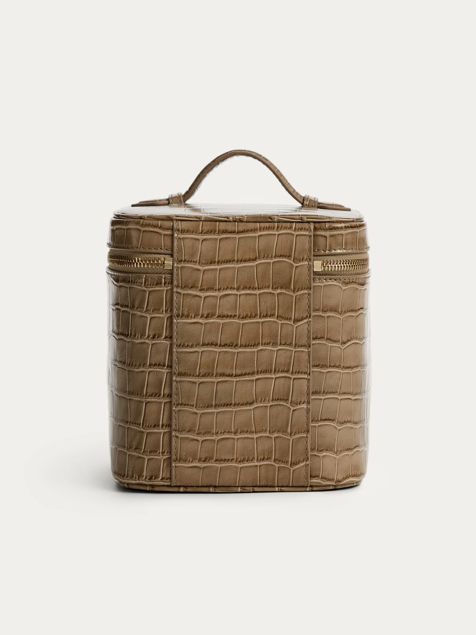 Leather cosmetics case