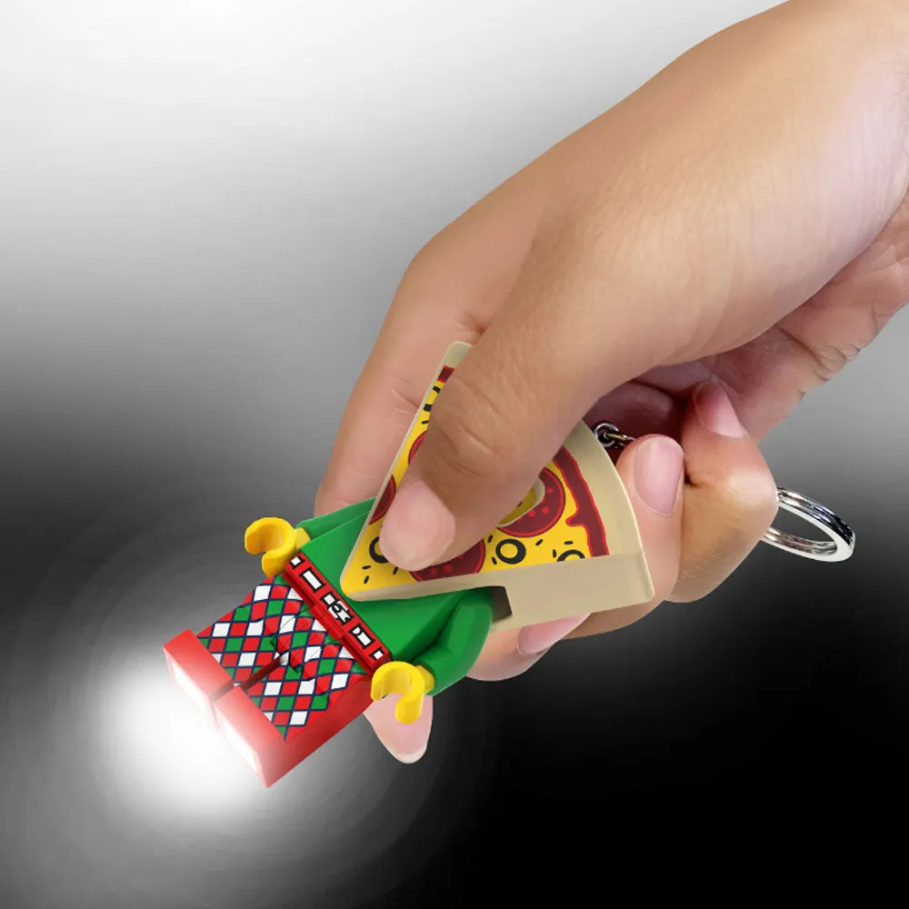 LEGO Pizza Guy Key Ring Light