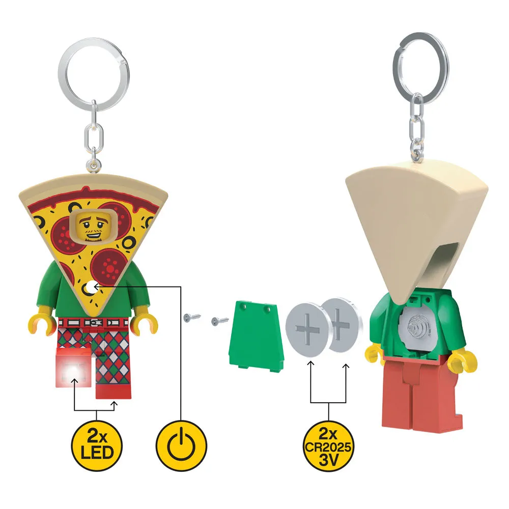 LEGO Pizza Guy Key Ring Light