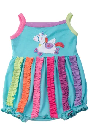 Lemon Loves Layette Unicorn Bubble Romper
